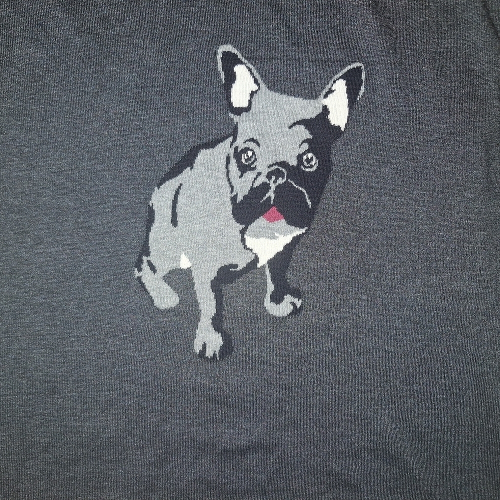 NWT Lane Bryant sz 26/28 Sweater French Bulldog Plus Womens Lightweight Dog - Picture 2 of 7
